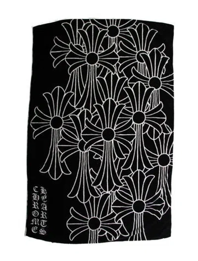 Pre-owned Chrome Hearts Cemetery Beach Towel In Multi