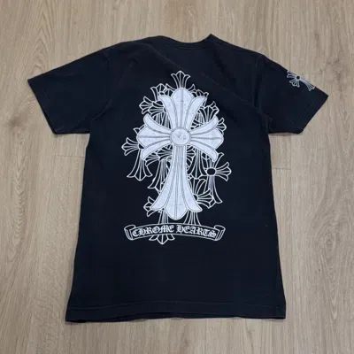 Pre-owned Chrome Hearts Cemetery Contrast T Shirt In Black