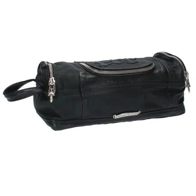 Pre-owned Chrome Hearts Cemetery Duffle Bag In Black