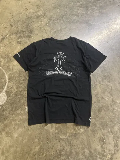 Pre-owned Chrome Hearts Cemetery Graveyard Tee In Black