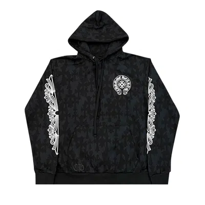 Pre-owned Chrome Hearts Cemetery Print Hoodie 'black'
