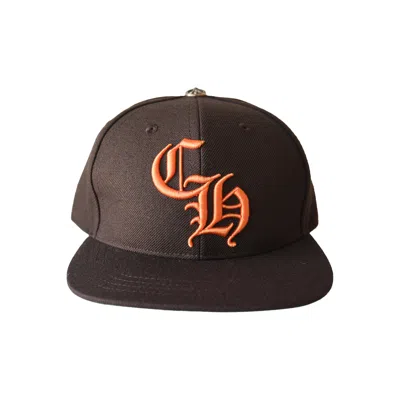 Chrome Hearts Ch Baseball Hat Brown Orange