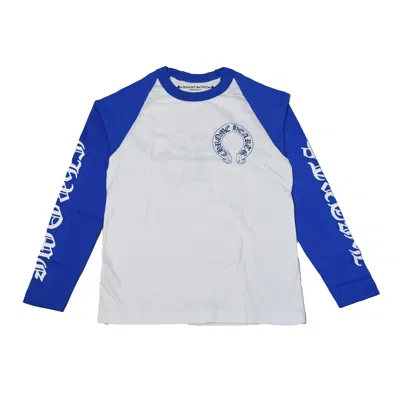 Chrome Hearts Ch Baseball L/s T-shirt Blue/white
