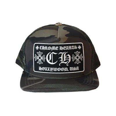 Chrome Hearts Ch Hollywood Trucker Hat Camouflage In Multi