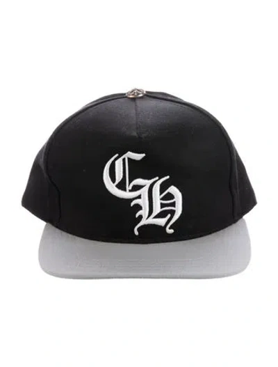 Pre-owned Chrome Hearts Ch Logo Baseball Hat In Black