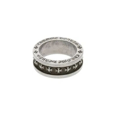 Pre-owned Chrome Hearts Ch Mini Ring Us 6 In Silver