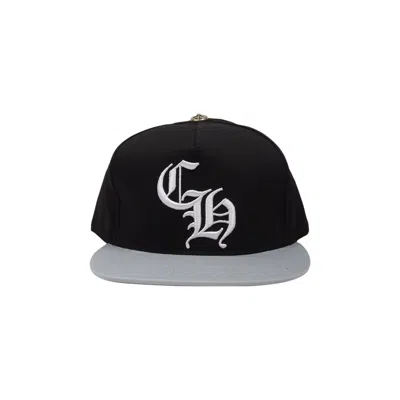 Pre-owned Chrome Hearts Ch Snapback 'black/grey'