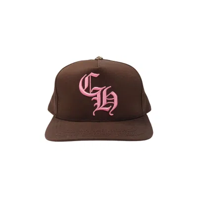 Pre-owned Chrome Hearts Ch Snapback 'brown/pink'