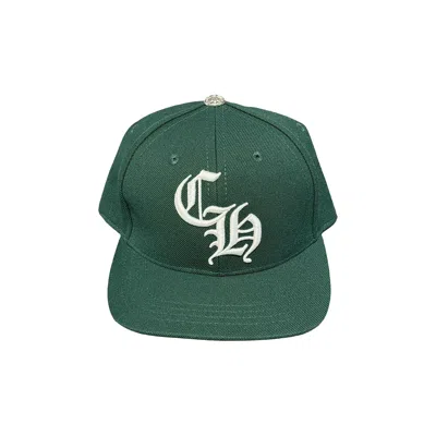 Pre-owned Chrome Hearts Ch Snapback 'forest Green/white' | Men's Size Onesize