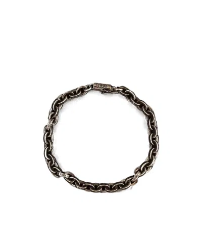 Chrome Hearts Chain Bracelet In Burgundy
