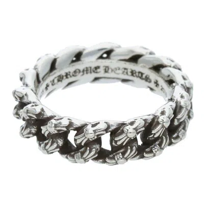 Pre-owned Chrome Hearts Chain Link Ring Size 7 In Silver