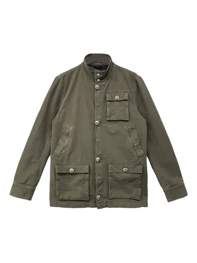 Chrome Hearts Cherry Bomb Buttoned Jacket In Green