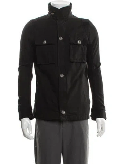 Pre-owned Chrome Hearts Cherry Bomb Printed Utility Jacket In Black