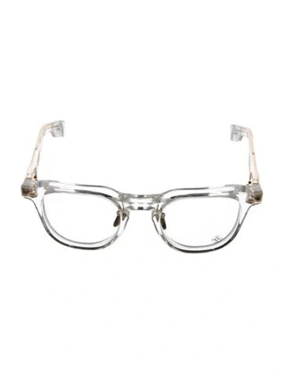 Pre-owned Chrome Hearts Chirp Chirp A Wayfarer Eyeglasses In Transparent