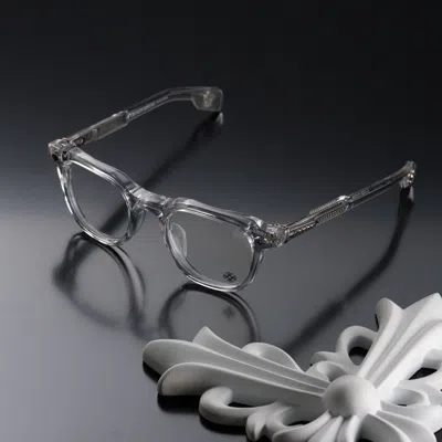 Pre-owned Chrome Hearts Chirp Chirp Glasses In White