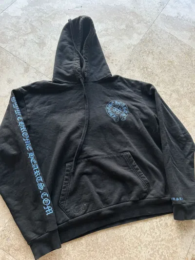 Pre-owned Chrome Hearts Chrome Heart Hoodie “online Exclusive Blue/black” Size S