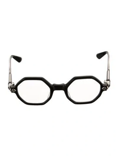 Pre-owned Chrome Hearts Clitco Square Eyeglasses In Black
