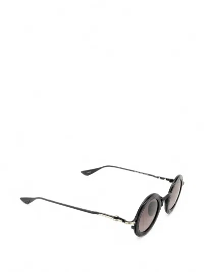 Chrome Hearts Cliticism Round-frame Sunglasses In Black