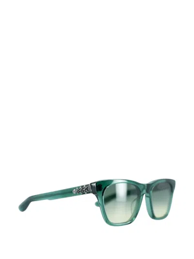 Chrome Hearts Clitterati Star-embellished Sunglasses In Green