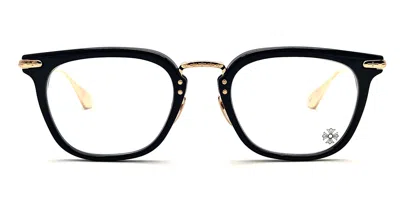Chrome Hearts Cloaco - Black / Gold Plated Rx Glasses