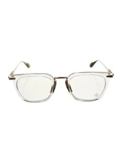 Pre-owned Chrome Hearts Cloaco Square Eyeglasses In Clear