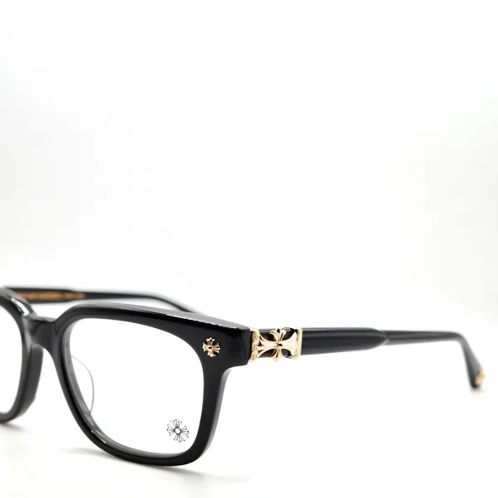 Pre-owned Chrome Hearts Cox Ucker Gold Plated Glasses In