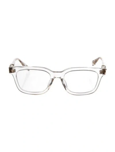 Pre-owned Chrome Hearts Cox Ucker Wayfarer Eyeglasses In Transparent
