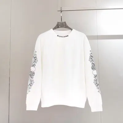 Chrome Hearts Crew Neck Sweatshirt In White