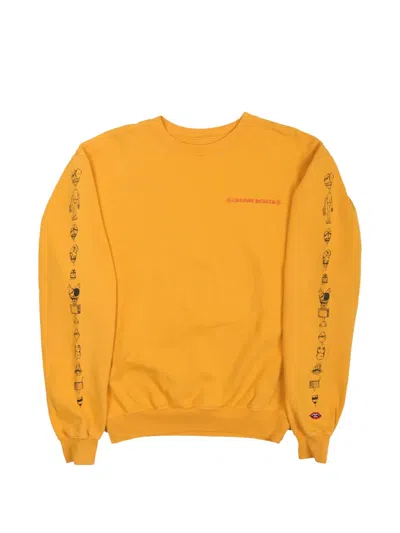 Chrome Hearts Crew-neck Sweatshirt In Yellow