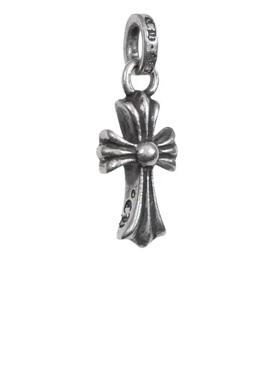 Chrome Hearts Cross Baby Fat Pendant In Metallic