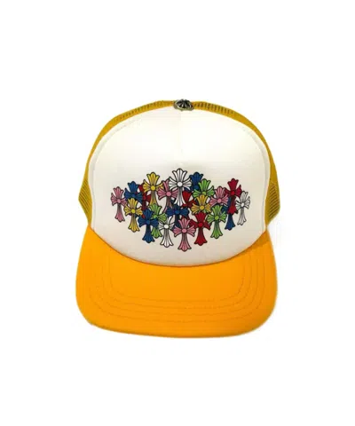 Chrome Hearts Cross Baseball Cap In Yellow