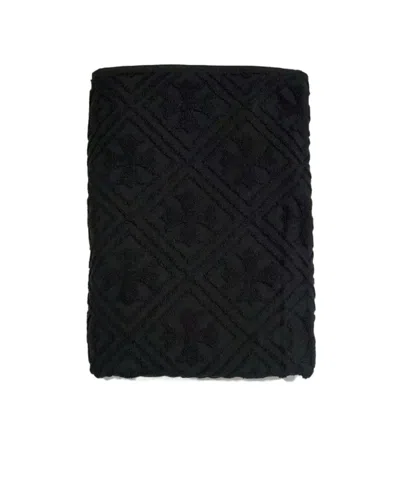 Chrome Hearts Cross Bath Towel In Black