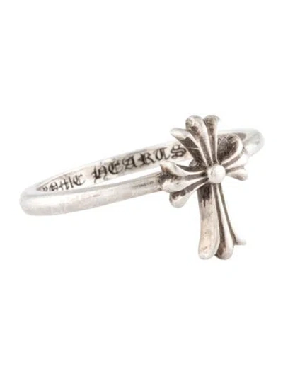 Pre-owned Chrome Hearts Cross Bubblegum Ring In Multicolor