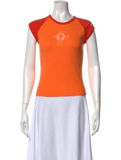 Pre-owned Chrome Hearts Cross Crew Neck T-shirt In Multi