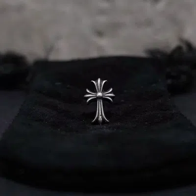 Chrome Hearts Cross Earrings (single) In Black