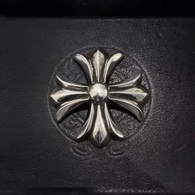 Chrome Hearts Cross Flower Ornaments In Black