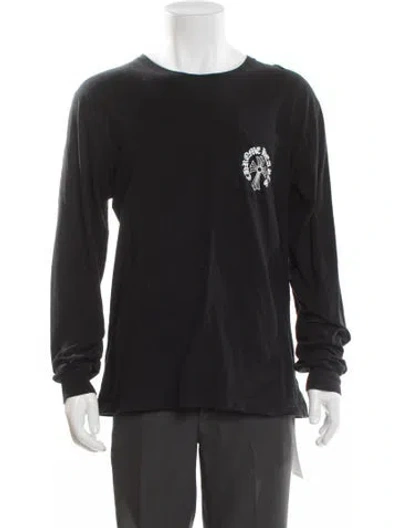Pre-owned Chrome Hearts Cross Graphic Print T-shirt In Black