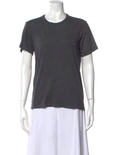 Pre-owned Chrome Hearts Cross Logo Graphic Print T-shirt In Gray