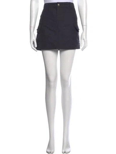 Pre-owned Chrome Hearts Cross Mini Skirt In Black