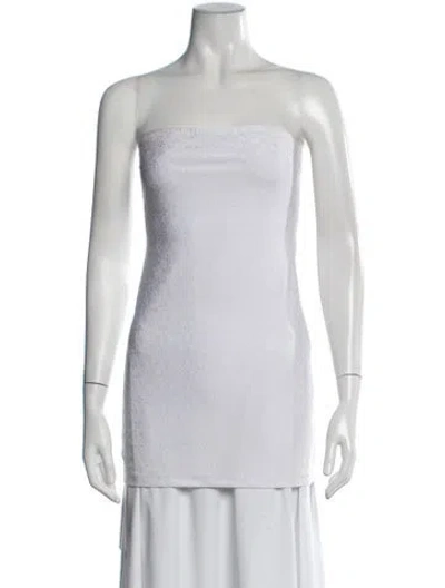 Pre-owned Chrome Hearts Cross Mini Skirt In Grey