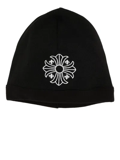Chrome Hearts Cross-motif Beanie In Black