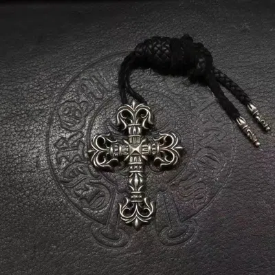 Chrome Hearts Cross Necklace In Metallic