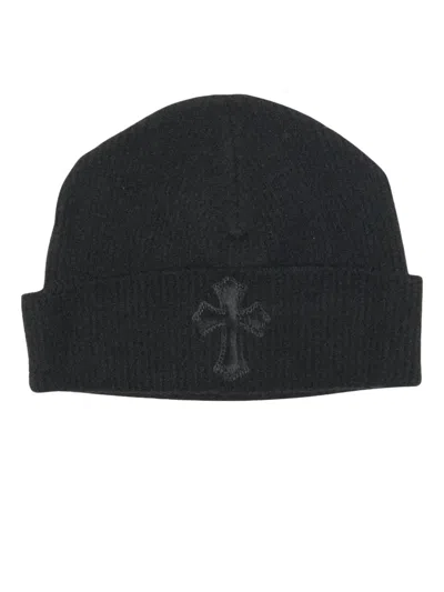 Chrome Hearts Cross-patch Beanie In Black