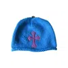 Chrome Hearts Cross Patch Cashmere Beanie Blue