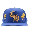 Chrome Hearts Cross-patch Embroidered Cap In Gold