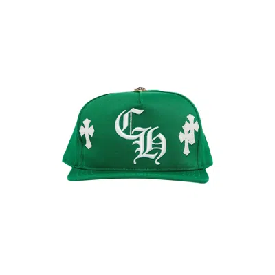 Pre-owned Chrome Hearts Cross Patch Hat 'green'