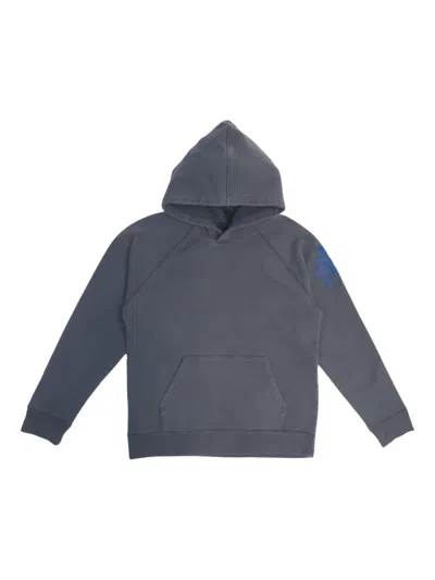 Chrome Hearts Cross Patch Hoodie In Gray