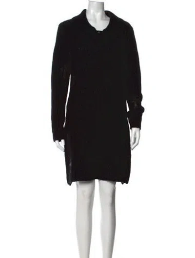 Pre-owned Chrome Hearts Cross Patch Knee-length Dress In Black