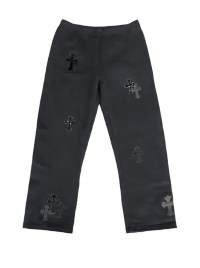 Chrome Hearts Cross Patch Sweatpants "black"