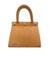 Chrome Hearts Cross-pattern Handbag In Brown